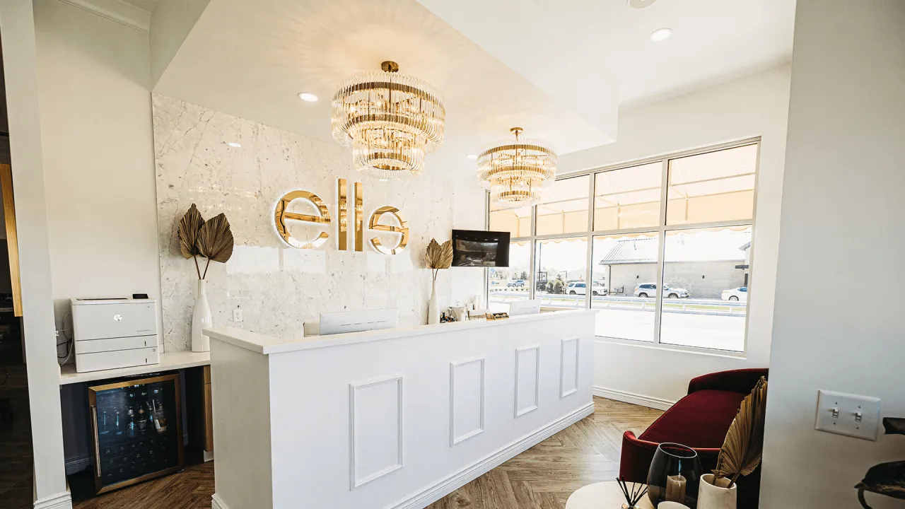 Office reception area | Elle Skin & Beauty Co. | Florence, KY